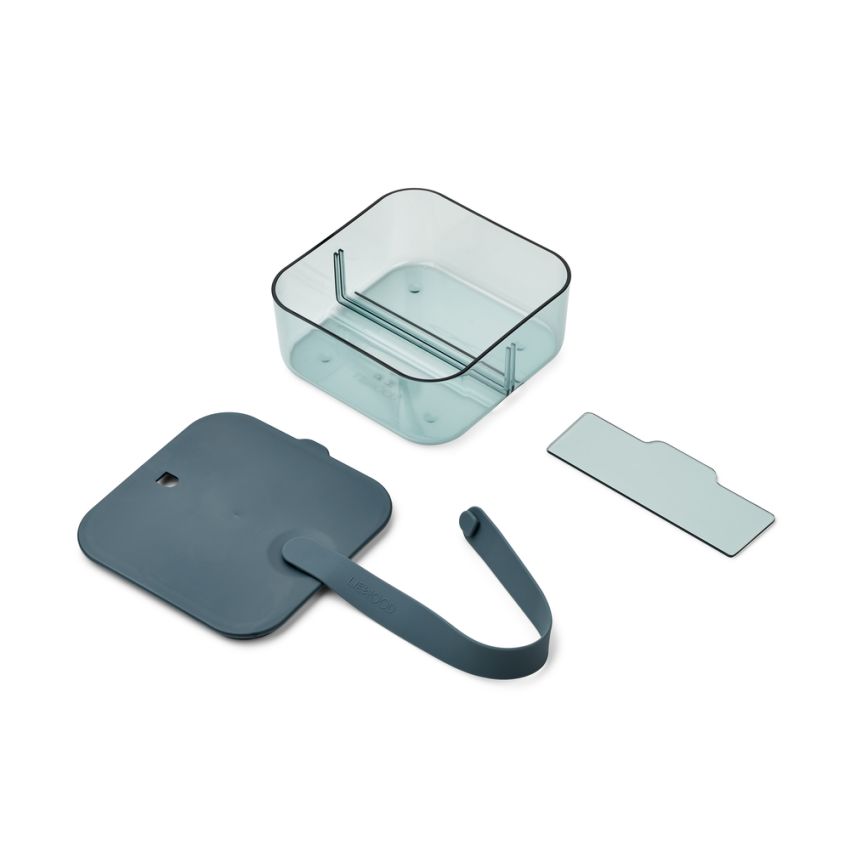 LIEWOOD - Carin Lunchbox Klein Whale Blue