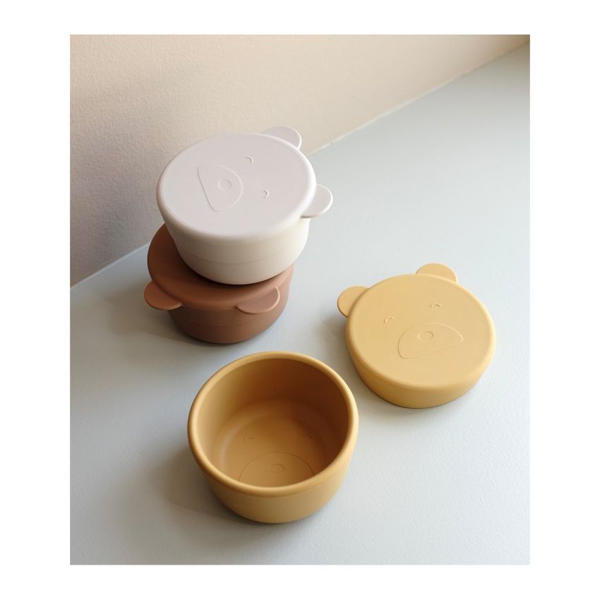 LIEWOOD - Carrie Snack Box Mr Bear Mustard