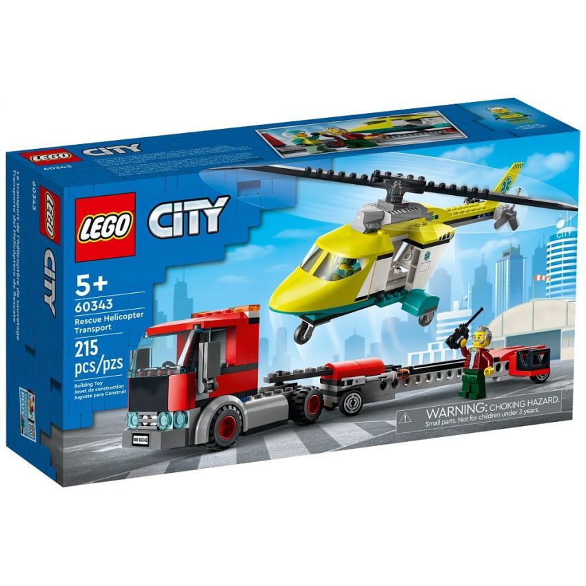 LEGO® City 60343 - Hubschrauber Transporter
