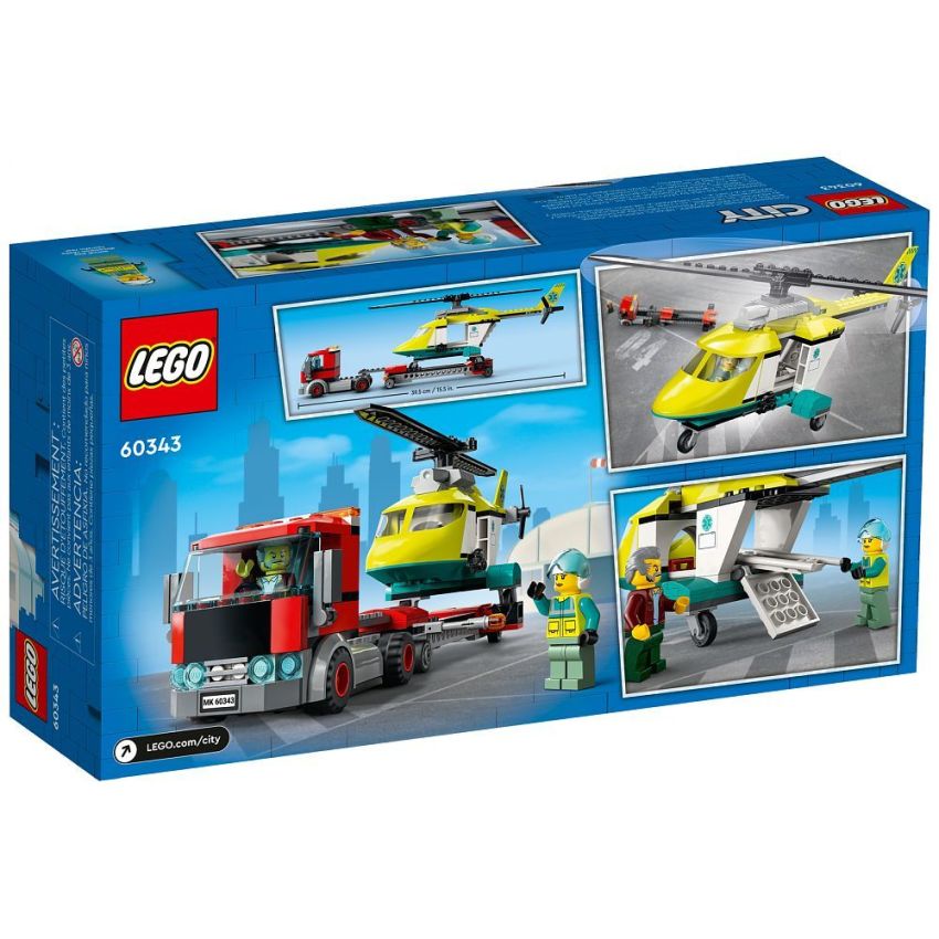 LEGO® City 60343 - Hubschrauber Transporter