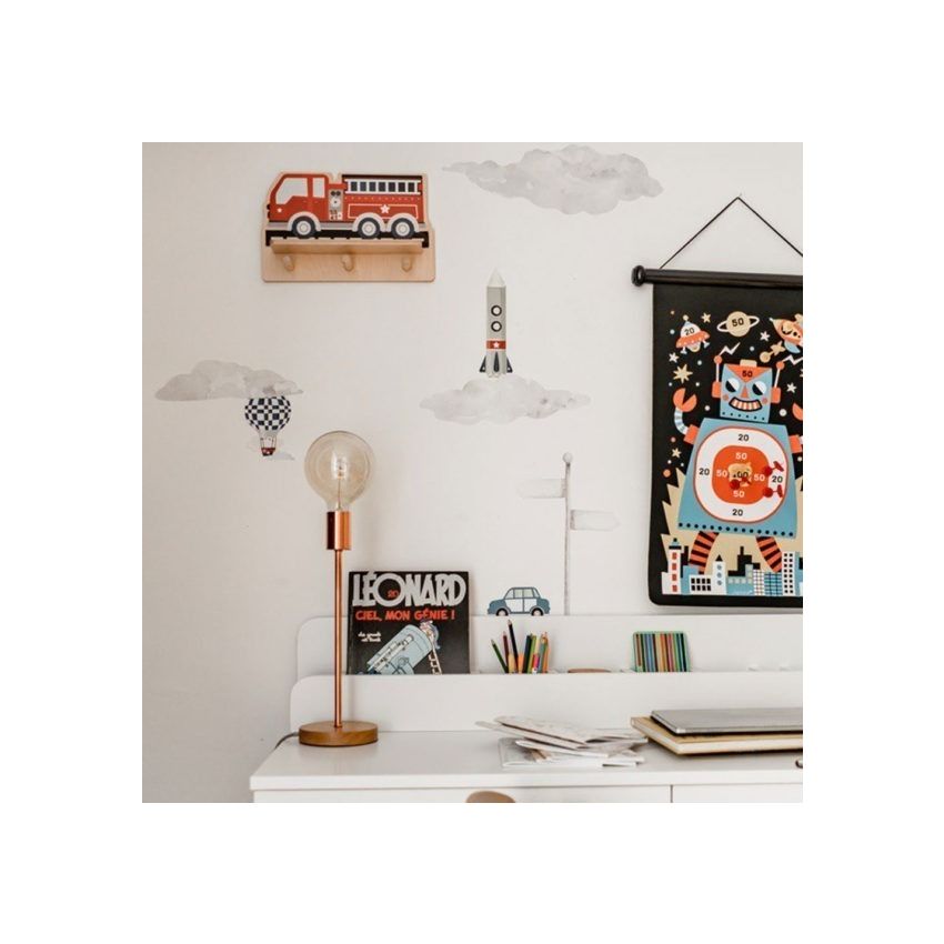 Dekornik - Mini Garderobe Fire Truck