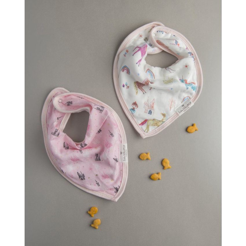LouLou Lollipop - Bandana Lätzchen 2er Set Unicorn Dream