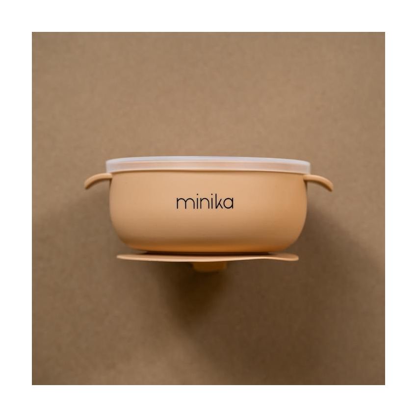 Minika - Saugnapf - Schale mit Deckel