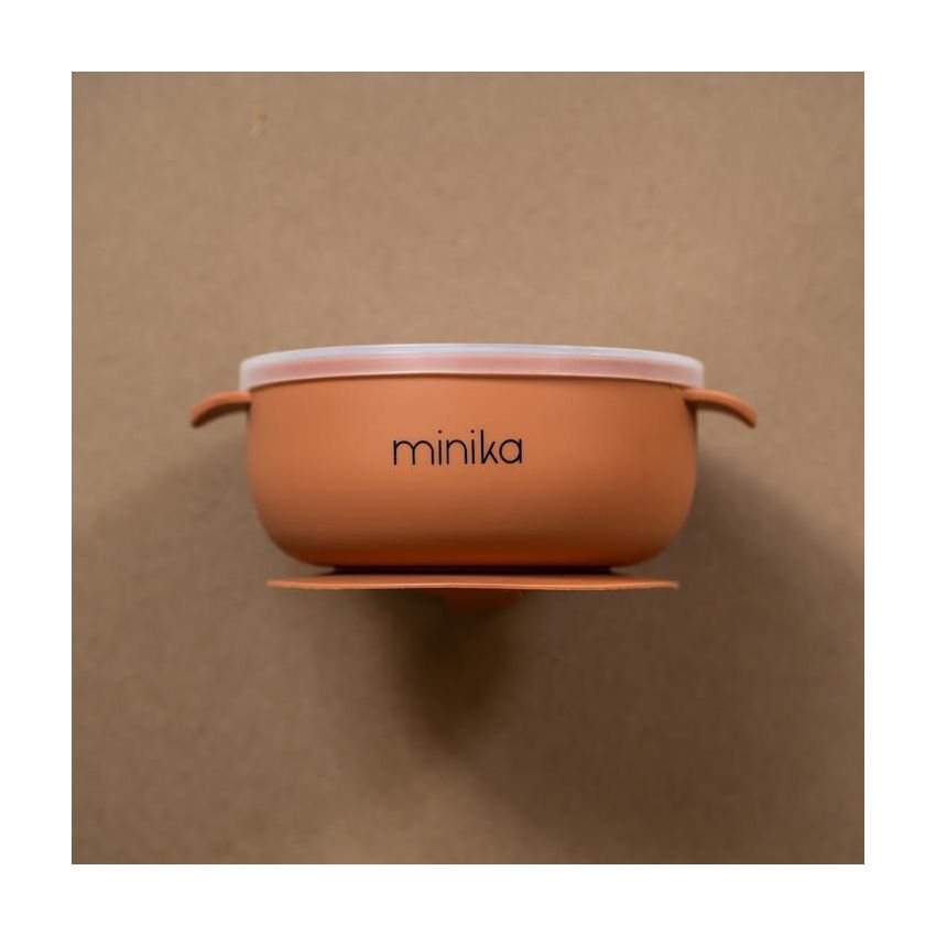 Minika - Saugnapf - Schale mit Deckel