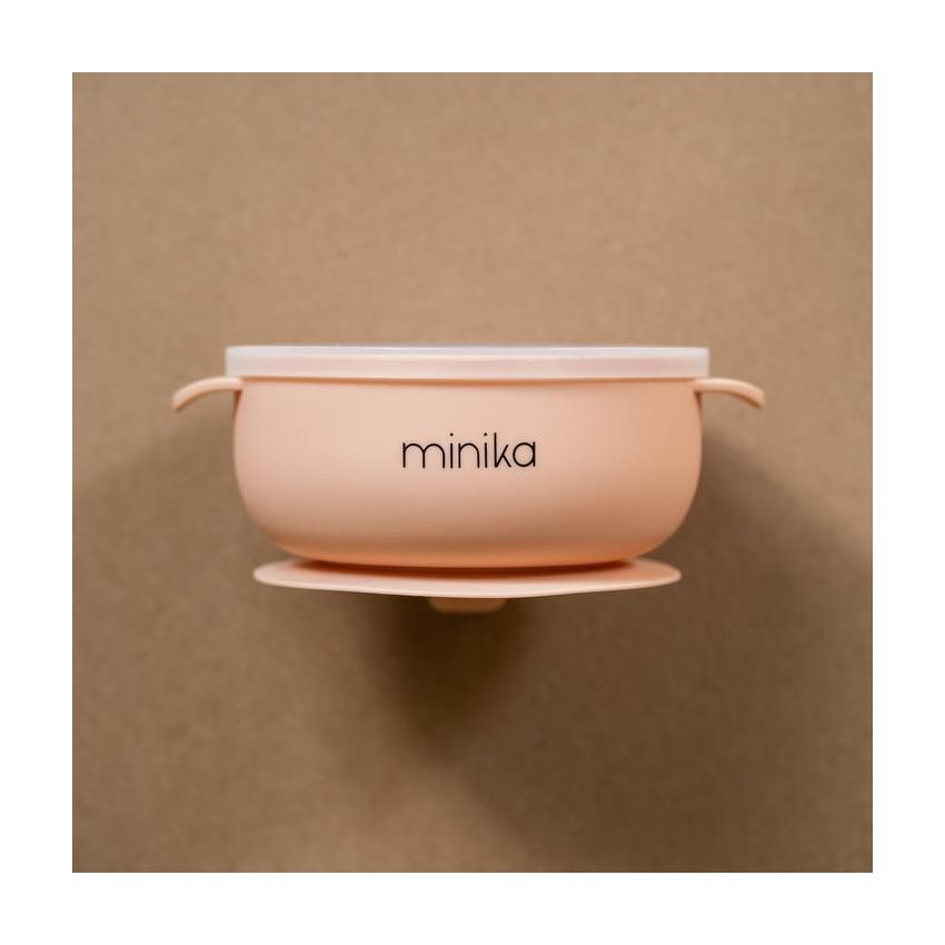 Minika - Saugnapf - Schale mit Deckel