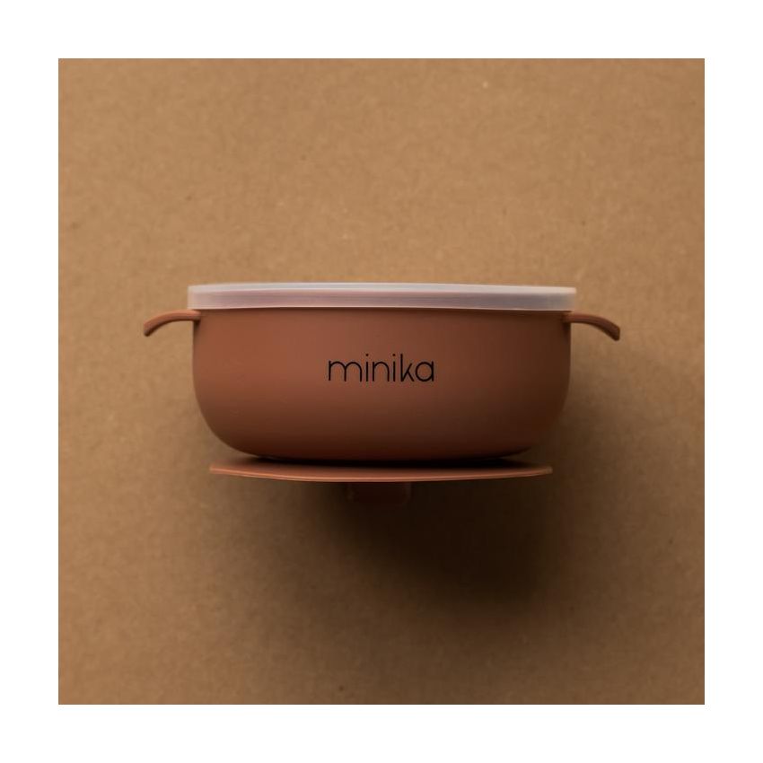 Minika - Saugnapf - Schale mit Deckel