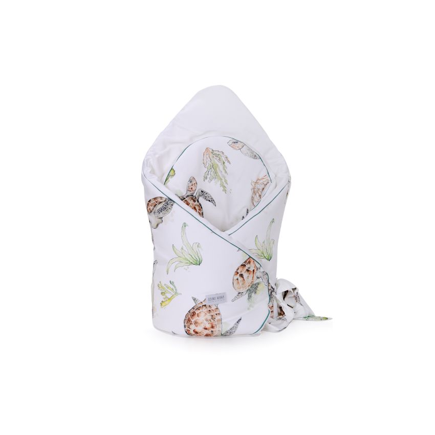 Qbana Mama - Baby- Wrap Pazifik Schildkröte