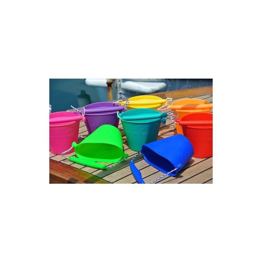 Scrunch - Bucket Faltbarer Eimer Rot