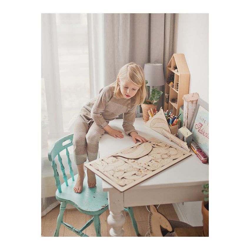 Stuka Puka - Holz Puzzle Blauwal und Freunde (deutsch)