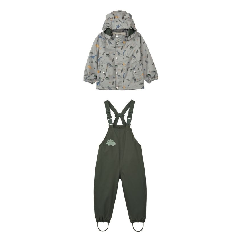 LIEWOOD - Dakota Softshell Regenbekleidungsset Dino Dove Blue