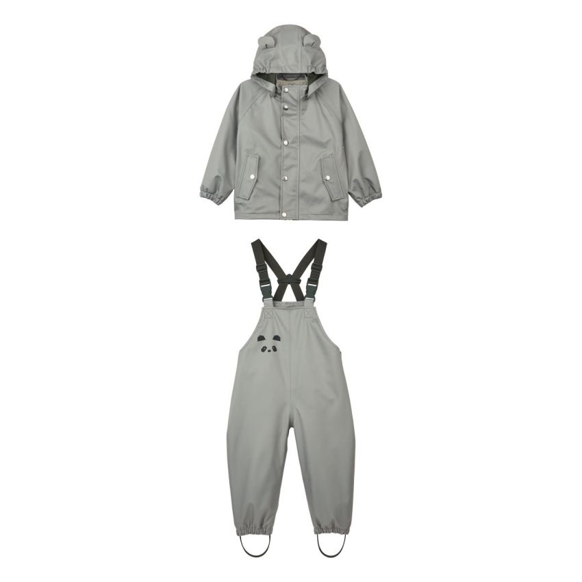 LIEWOOD - Dakota Softshell Regenbekleidungsset Dove Blue