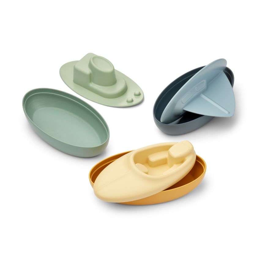 LIEWOOD - Badespielzeug Deborah Boote Whale Blue Mix