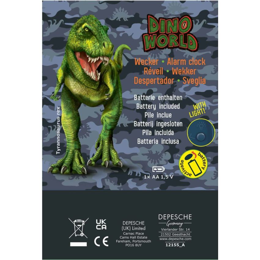 Depesche - Wecker Dino World T-Rex