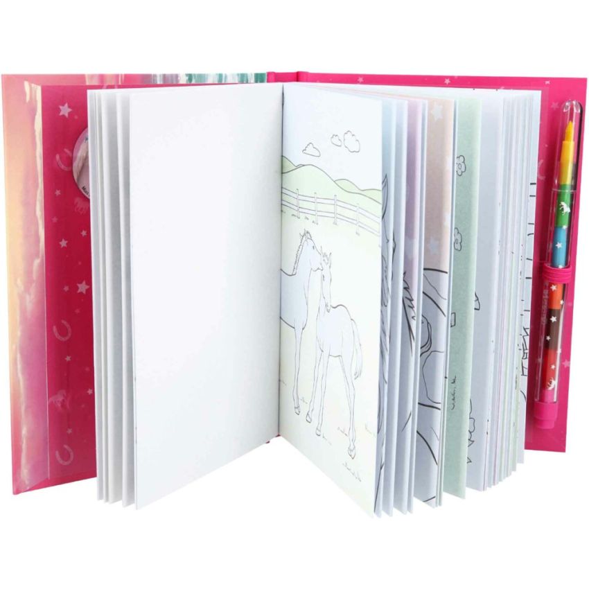 Depesche - Miss Melody Malbuch mit Steckbuntstift