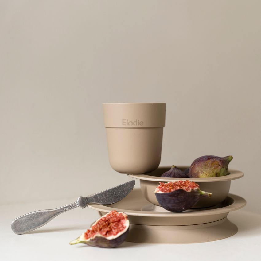 Elodie - Geschirrset Saugnapf Pure Khaki