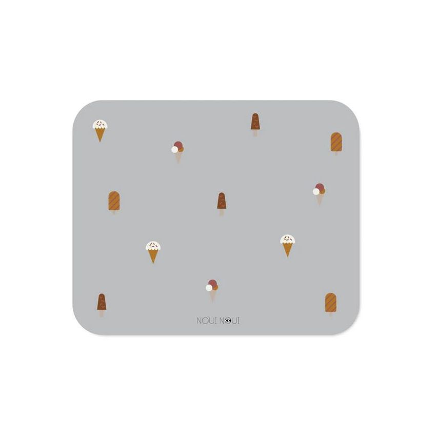 NOUI NOUI - XL Tischset Ice Cream Grey Powder