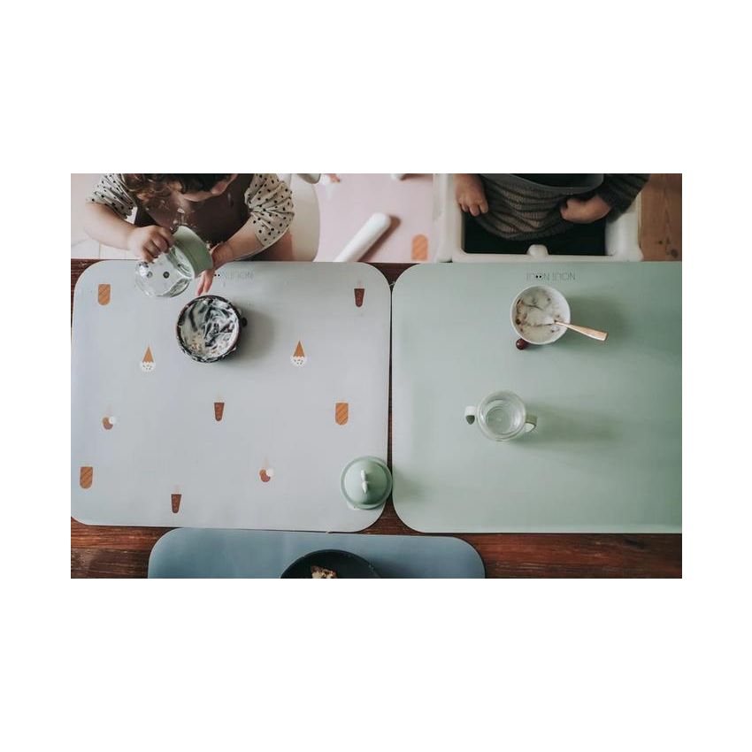 NOUI NOUI - XL Tischset Ice Cream Grey Powder