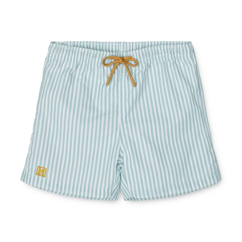 LIEWOOD - Duke UV Badeshorts Streifen Sea Blue White