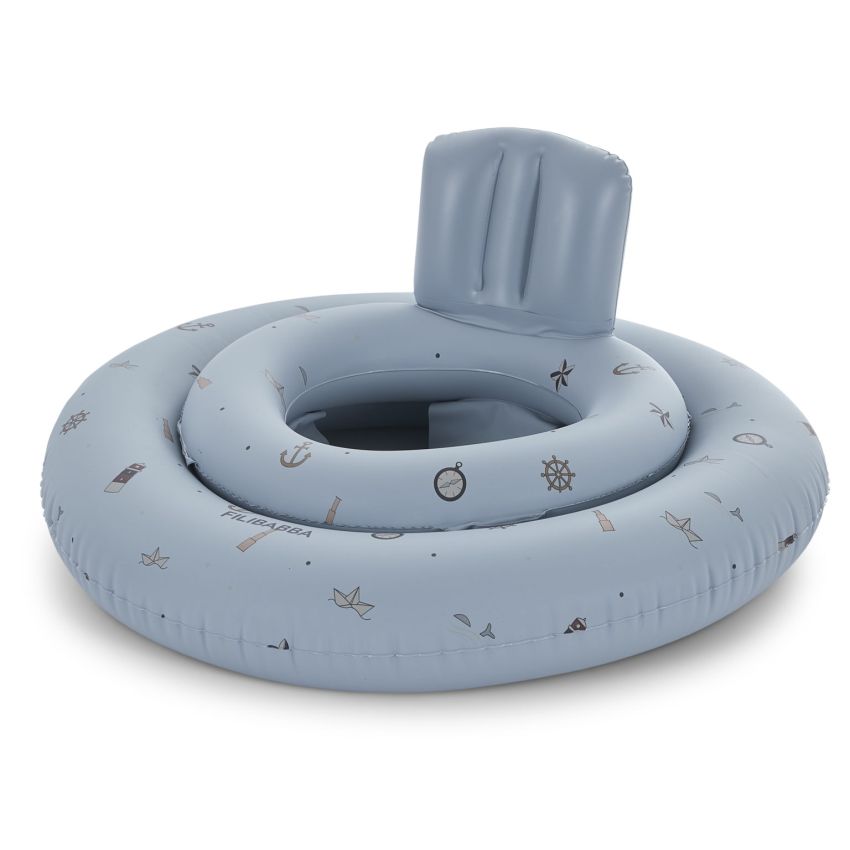 FILIBABBA - Baby Schwimmsitz Little Sailor Blau