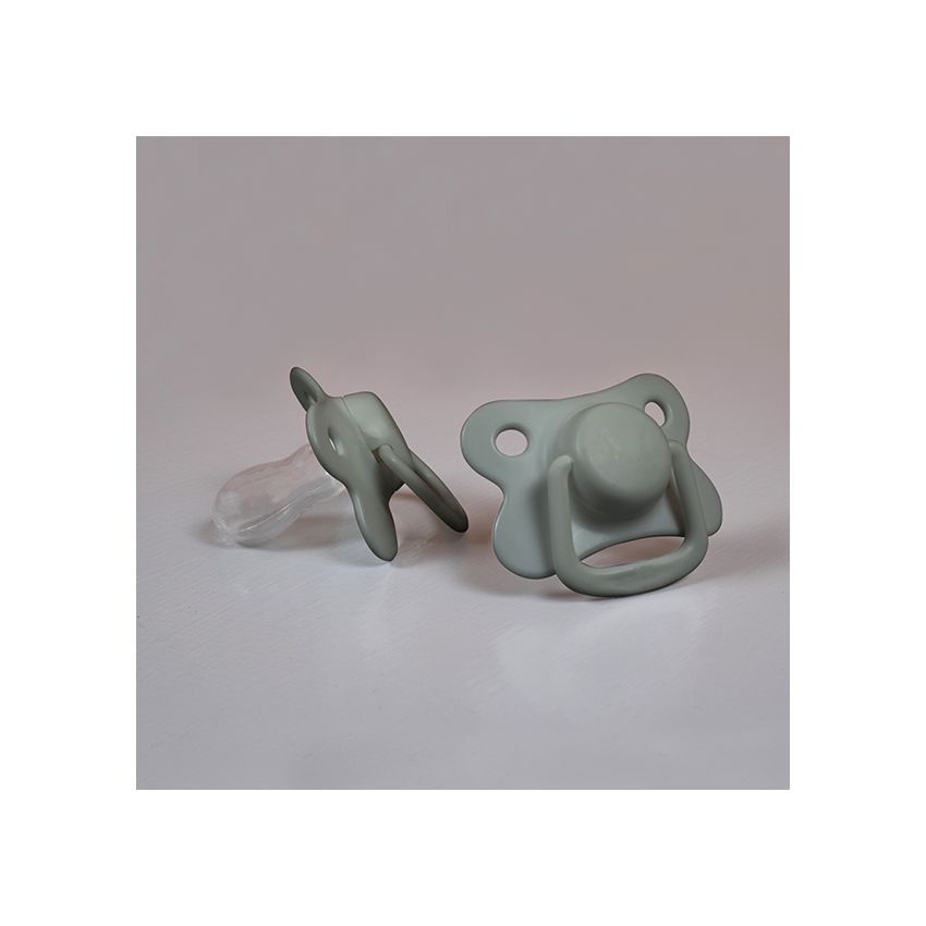 FILIBABBA - Schnuller 2er Set Dark Mint 6+ Monate