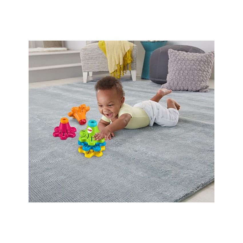 Mattel - Fisher Price Bunte Stapel-Kreisel