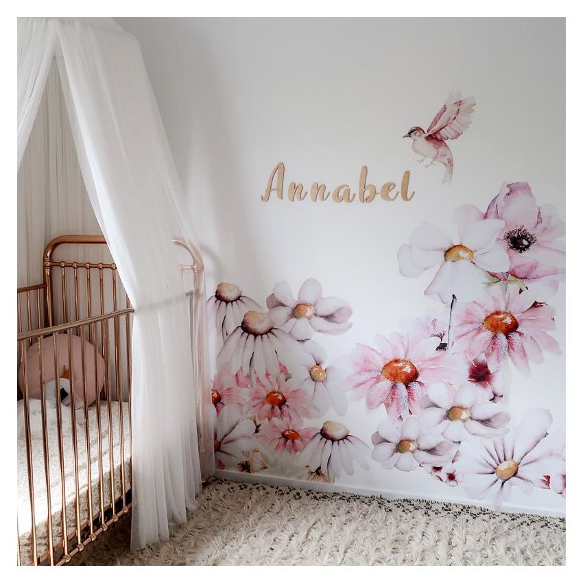 Little Rae Prints - Wandsticker Flower Garden