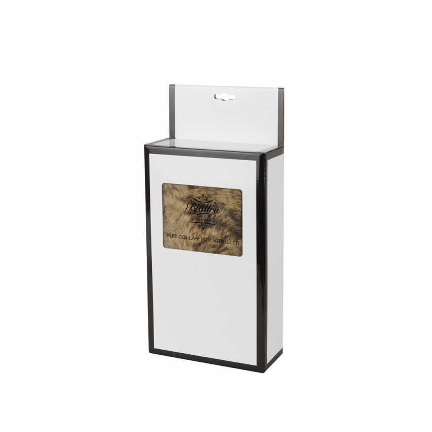 Bjällra of Sweden - Kinderwagen Pelzumrandung Nature