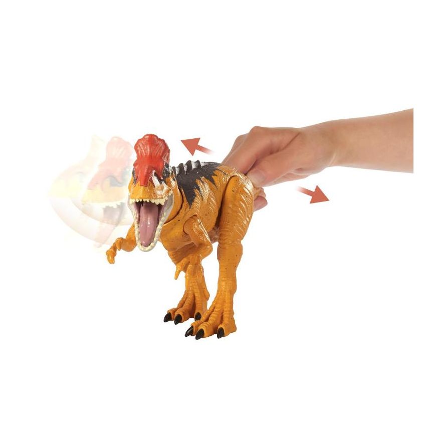Mattel - Jurassic World Brüll-Attacke Cryolophosaurus