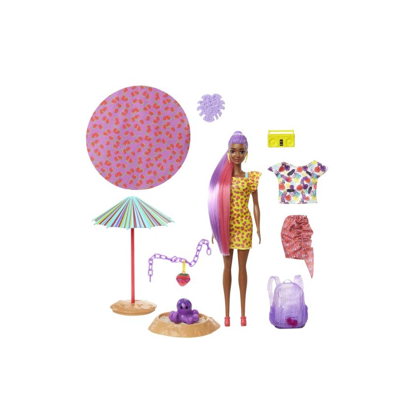 Mattel - Barbie Color Reveal: Schaumspass (Erbeere)