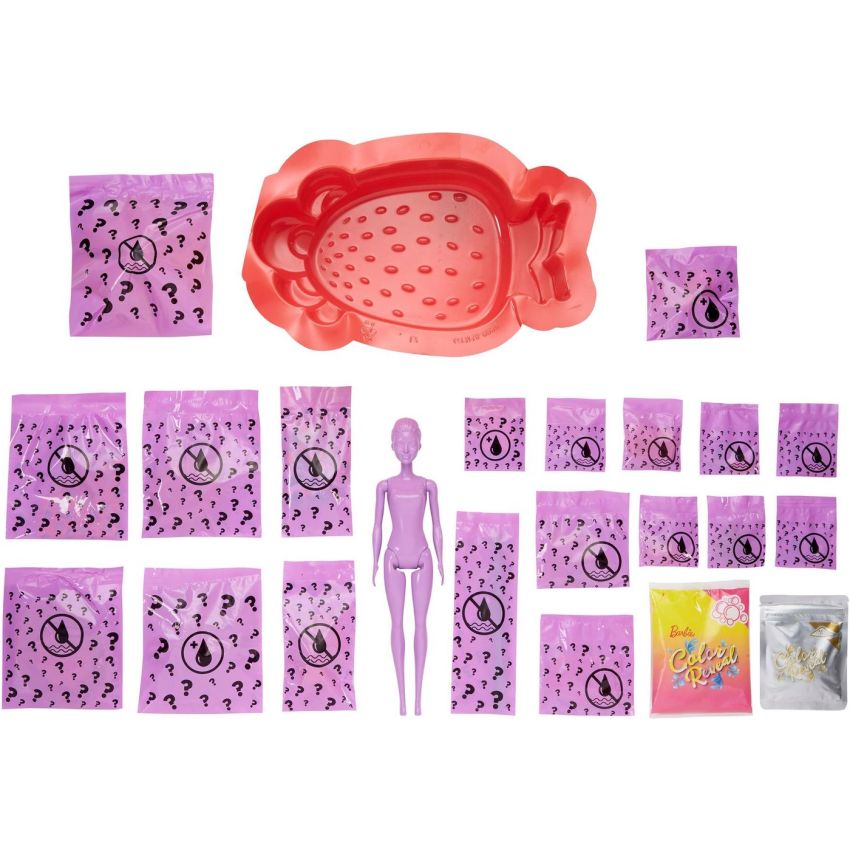 Mattel - Barbie Color Reveal: Schaumspass (Erbeere)