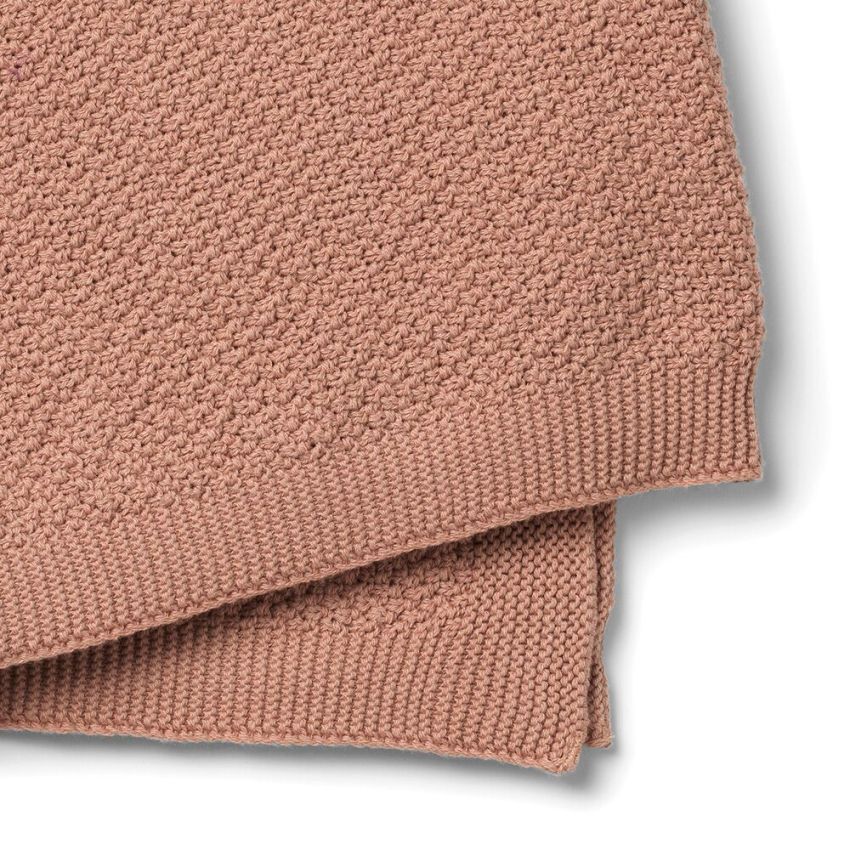 Elodie - Strickdecke Faded Rose