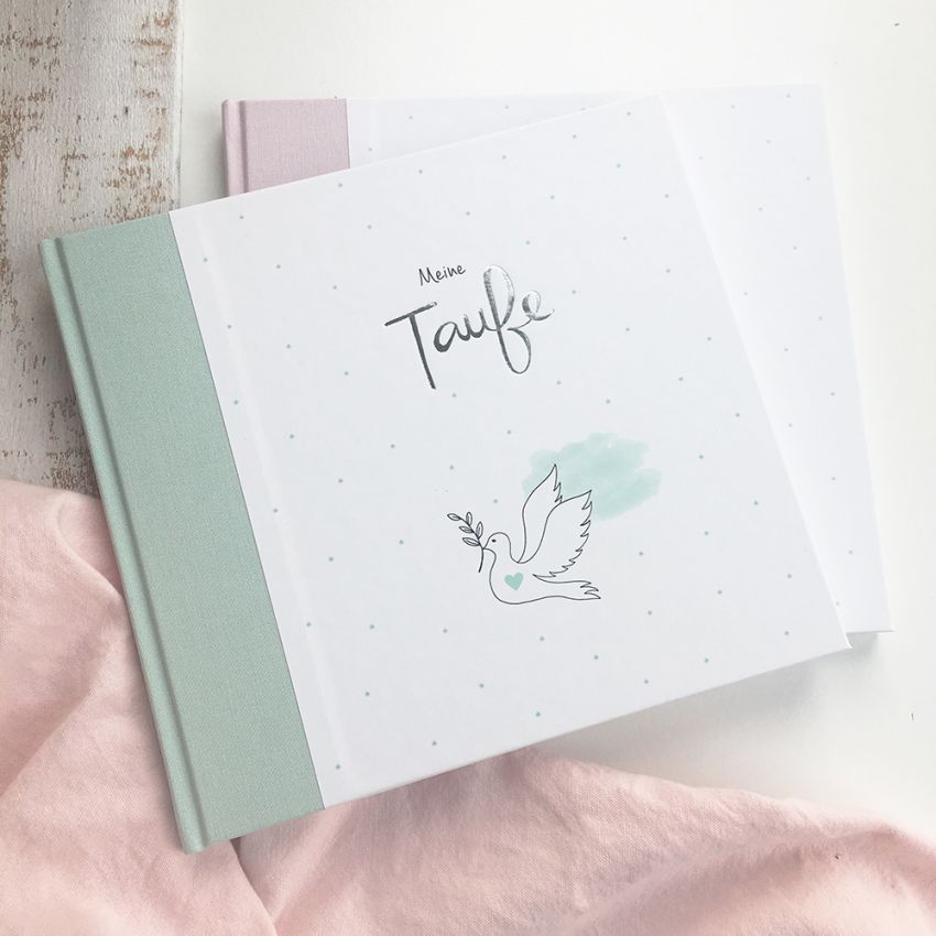 mintkind - Gästebuch Erinnerungsbuch Meine Taufe