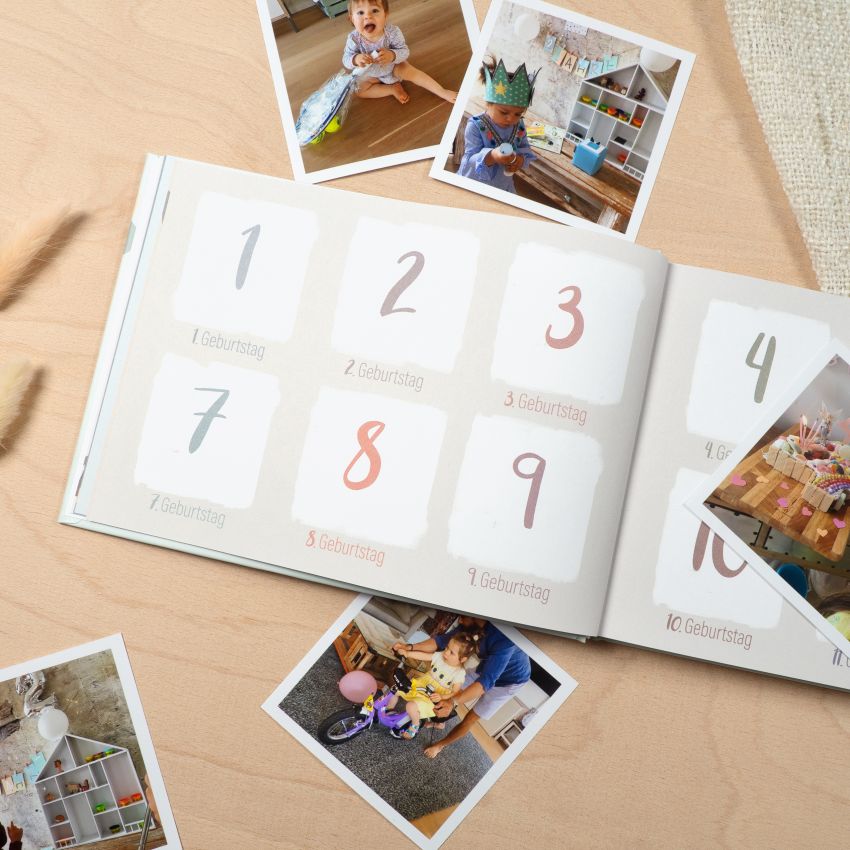 mintkind - Mein Erinnerungsbuch - Alle meine Kindergeburtstage