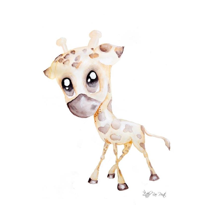 Little Rae Prints - Poster George the Giraffe