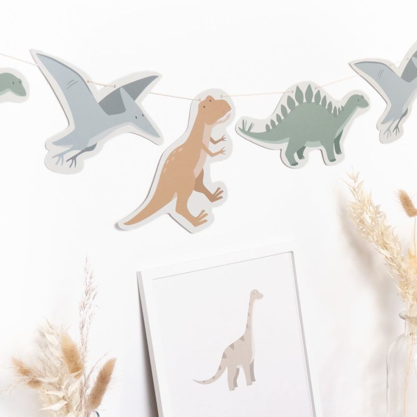 mintkind - Girlande Dinosaurier