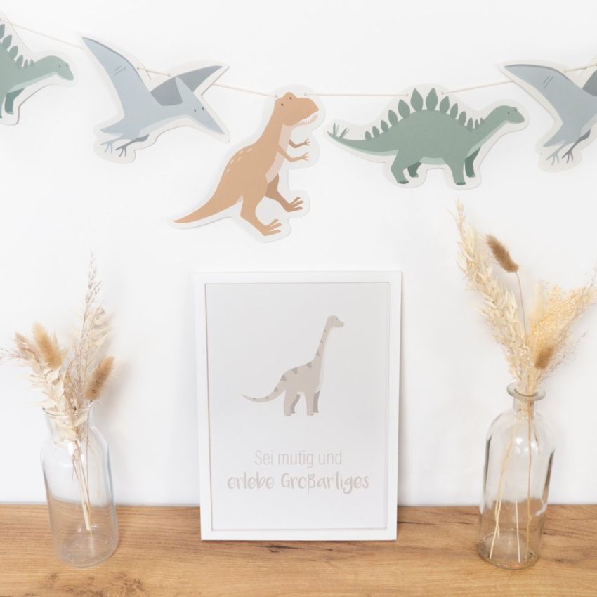 mintkind - Girlande Dinosaurier