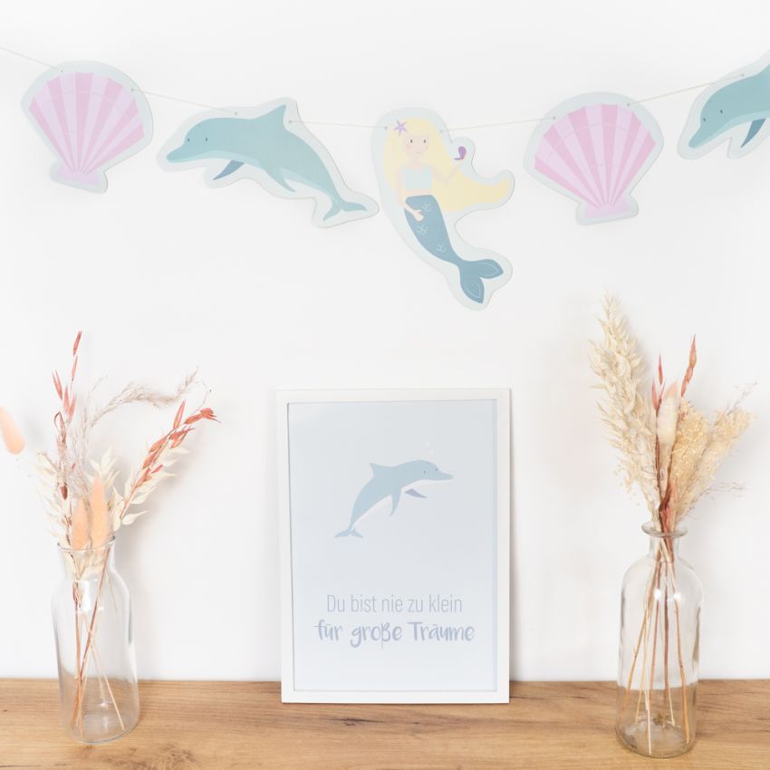 mintkind - Girlande Meerjungfrau