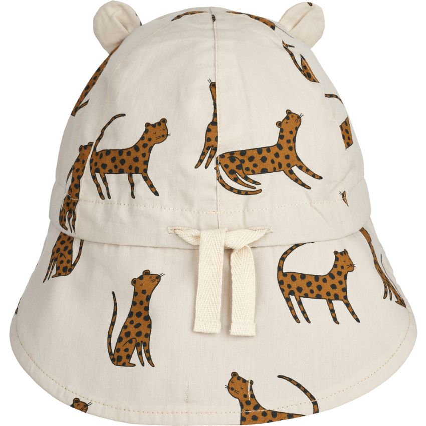 LIEWOOD - Gorm Sonnenhut wendbar Leopard Sandy