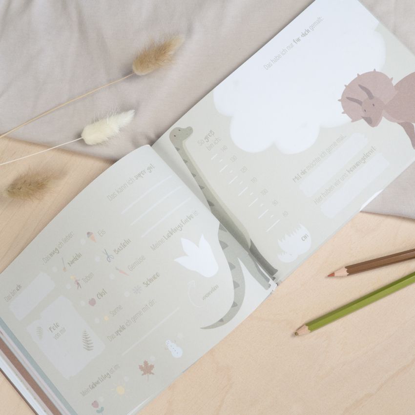 mintkind - Mein Kindergarten Freundebuch Dinosaurier