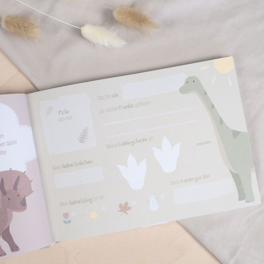 mintkind - Mein Kindergarten Freundebuch Dinosaurier