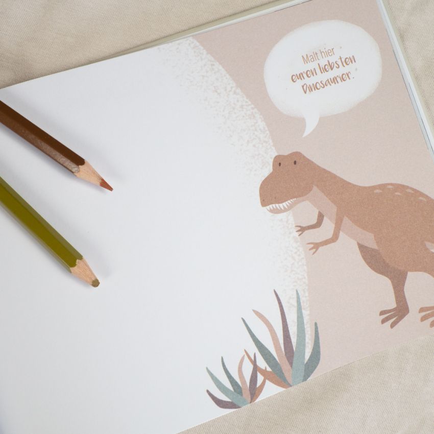 mintkind - Mein Kindergarten Freundebuch Dinosaurier