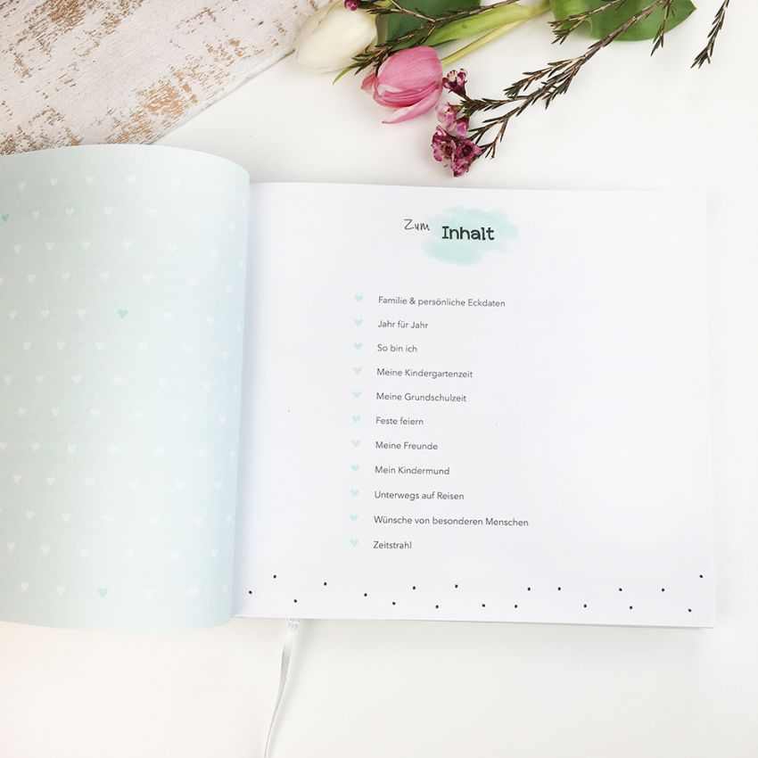 mintkind - Erinnerungsalbum meiner ersten 10 Lebensjahre