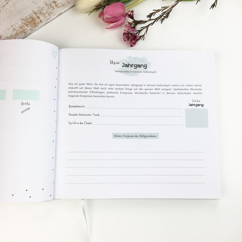 mintkind - Erinnerungsalbum meiner ersten 10 Lebensjahre