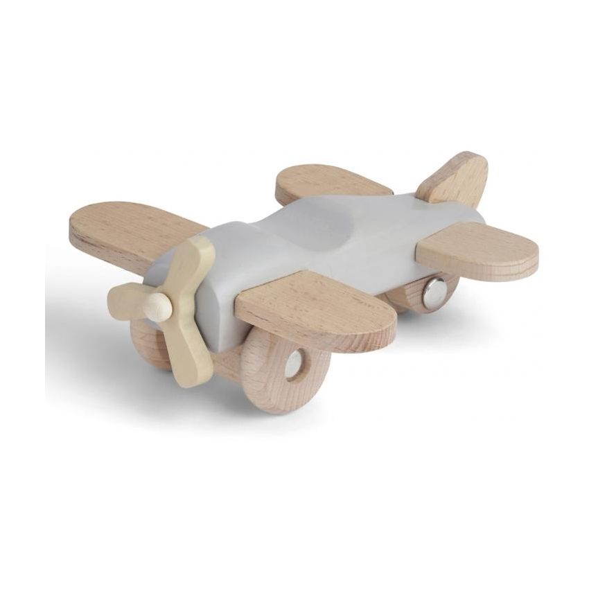 Konges Sløjd -  Holz Flugzeug Warm Grey