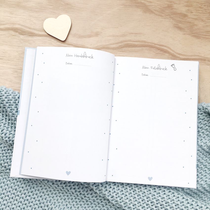 mintkind - Baby Tagebuch Pink Hardcover