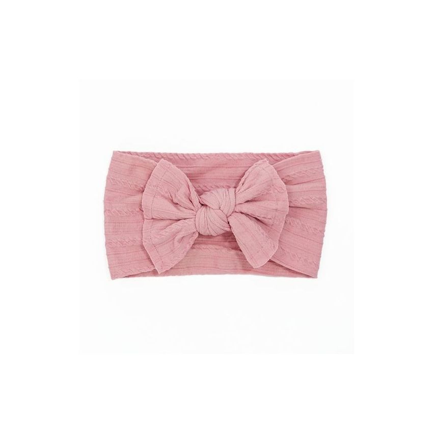 ArchNOllie - Stirnband Cable Knit Rose Pink