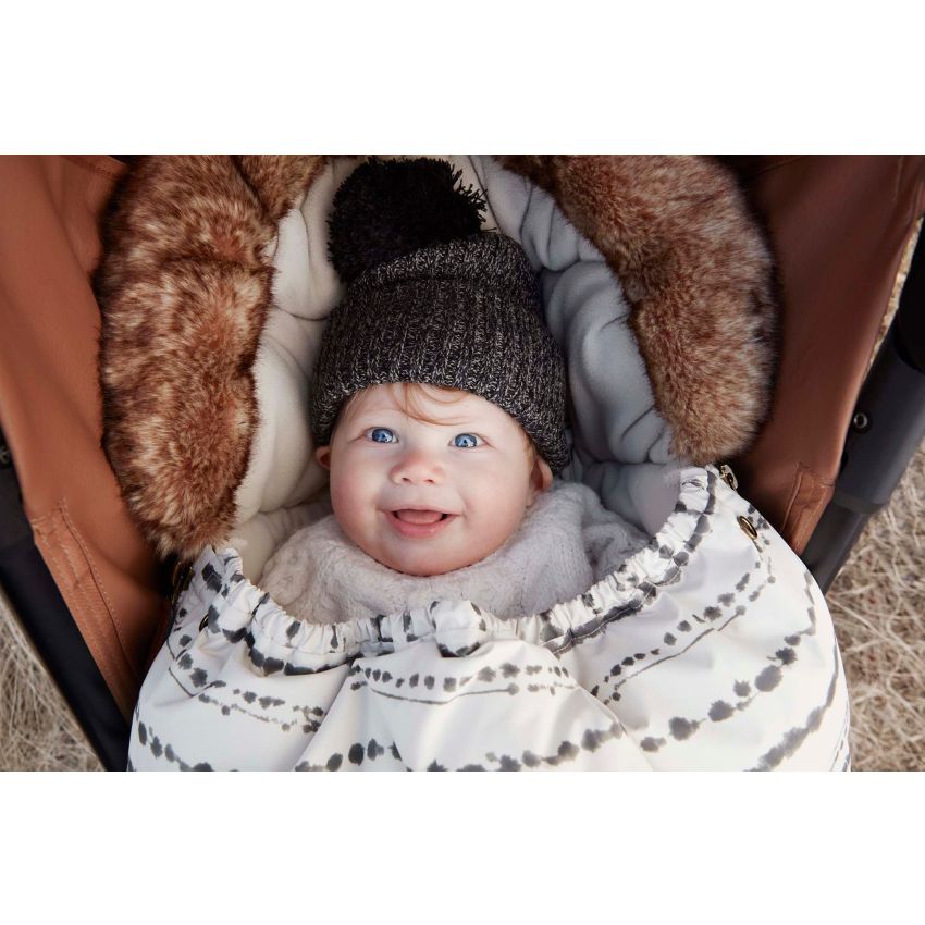 Elodie - Pommel Woll- Mütze Tweed