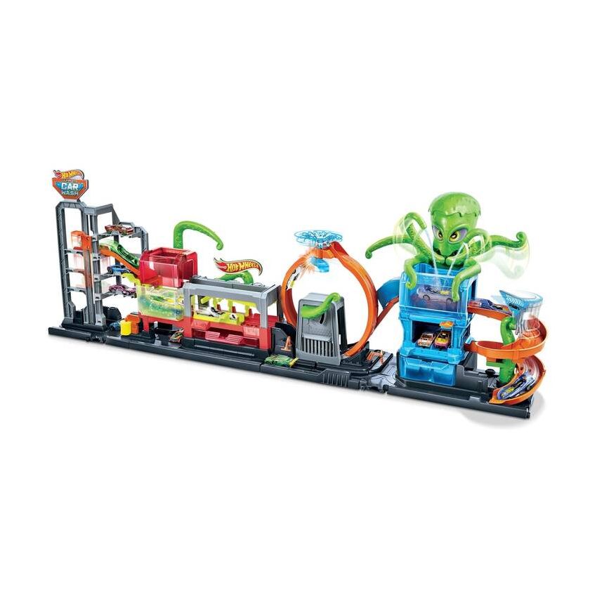 Mattel - Hot Wheels City Color Reveal Ultimative Auto-Waschanlage