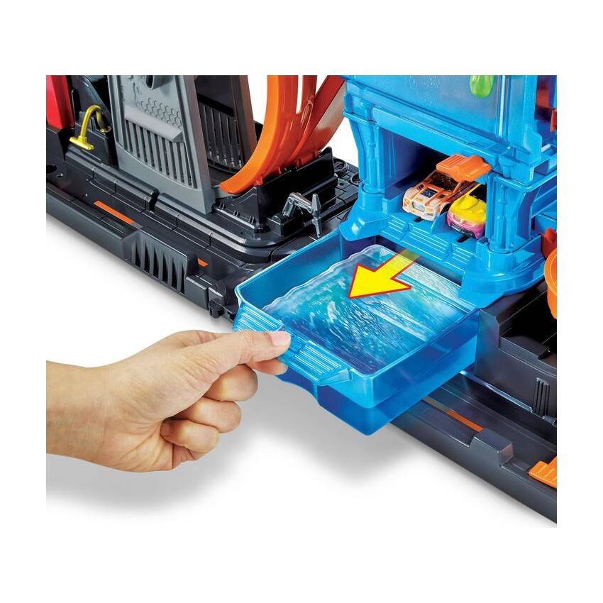 Mattel - Hot Wheels City Color Reveal Ultimative Auto-Waschanlage