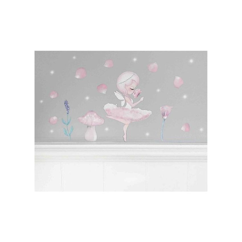 Isla Dream Prints - Wandsticker Crysta die Fee A3